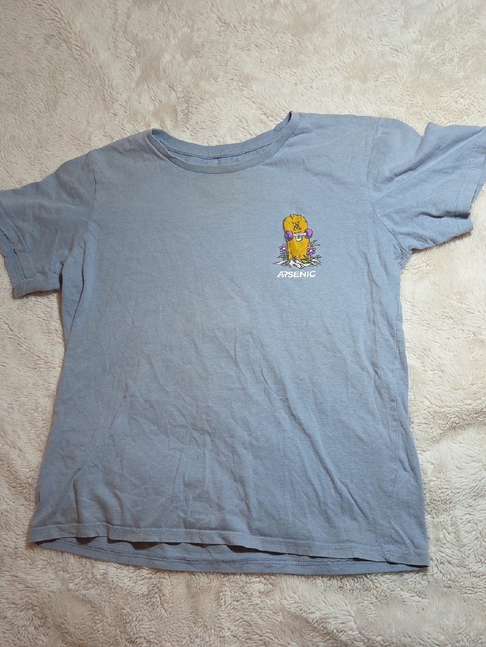 Kids' Light Blue Graphic Tee